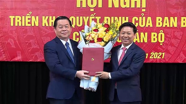 Đồng chí Trần Thanh Lâm được bổ nhiệm làm Phó Trưởng Ban Tuyên giáo Trung ương