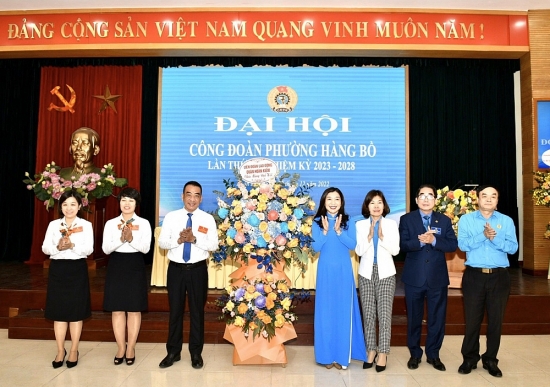LĐLĐ quận Hoàn Kiếm (Hà Nội): Tổ chức thành công Đại hội điểm Công đoàn phường Hàng Bồ