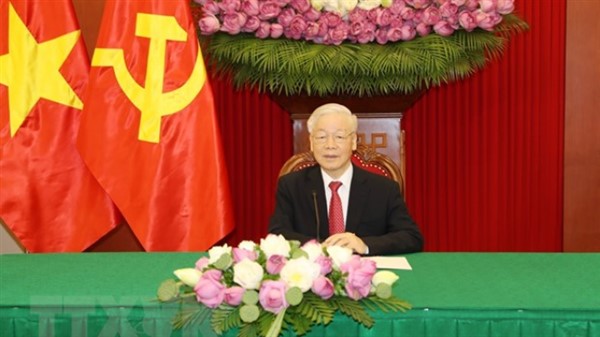 Tổng Bí thư Nguyễn Phú Trọng và Tổng Bí thư, Chủ tịch Nước Trung Quốc Tập Cận Bình gửi Thư Chúc mừng Năm mới Nhâm Dần 2022 