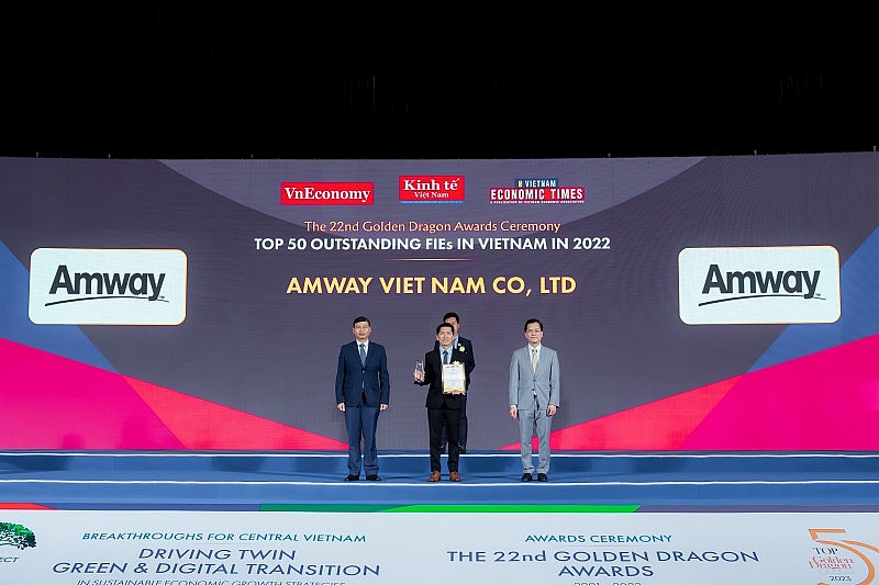 Amway Việt Nam được vinh danh là doanh nghiệp FDI tiên phong trong lĩnh vực chuyển đổi số