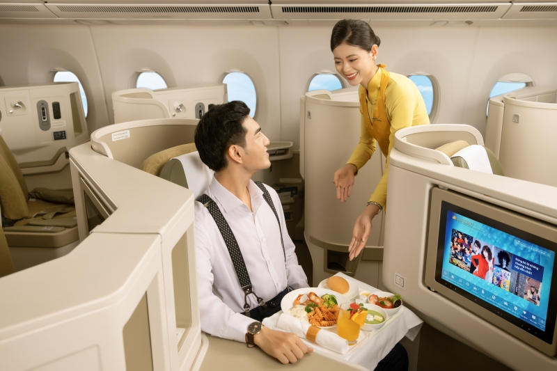 Vietnam Airlines nâng hạng Thương gia miễn phí cho các đường bay nội địa