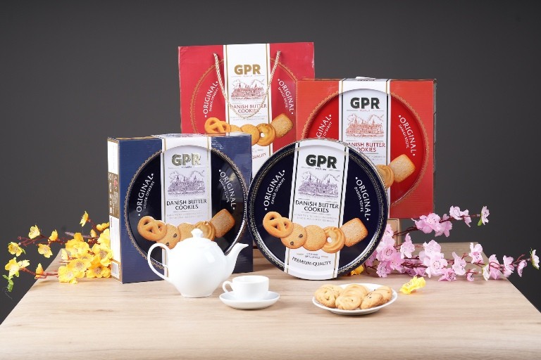 VinShop hợp tác GPR, độc quyền phân phối dòng bánh quy Đan Mạch