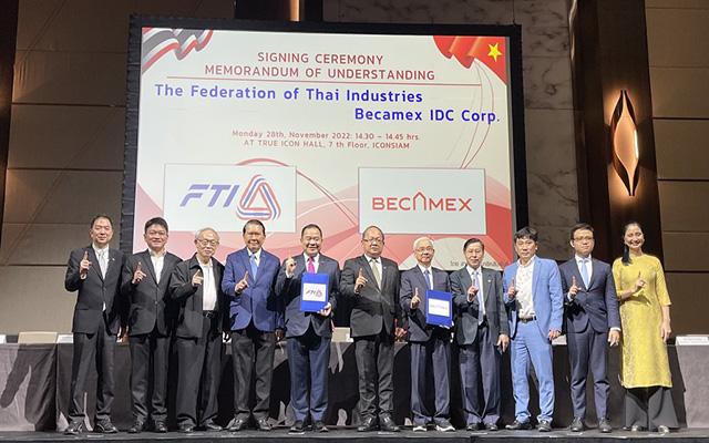 Becamex IDC tăng cường hợp tác với Liên đoàn Công nghiệp Thái Lan