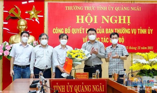 Bổ nhiệm ông Nguyễn Phú Đức giữ chức Tổng Biên tập Báo Quảng Ngãi