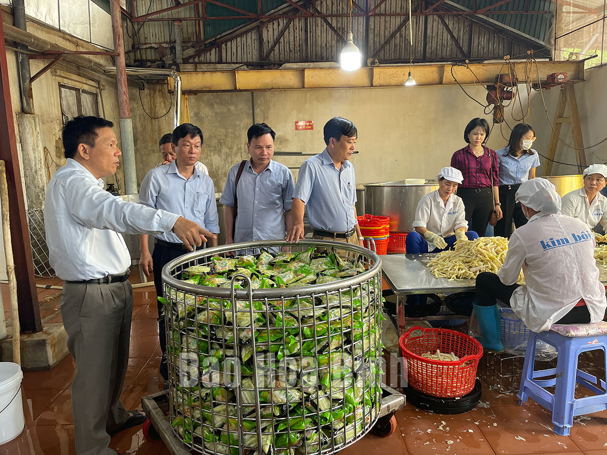 Hòa Bình: Nắm bắt tình hình sản xuất, tiêu thụ nông sản tại Công ty Cổ phần Kim Bôi