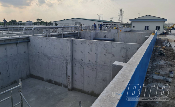 Thái Bình: Nhà máy xử lý nước thải khu công nghiệp Liên Hà Thái giai đoạn 1 có công suất 5.000m3/ngày đêm