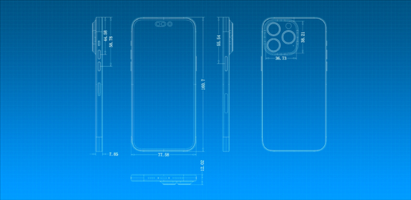 iPhone 14 Pro: Rò rỉ bản thiết kế, camera đục lỗ kép