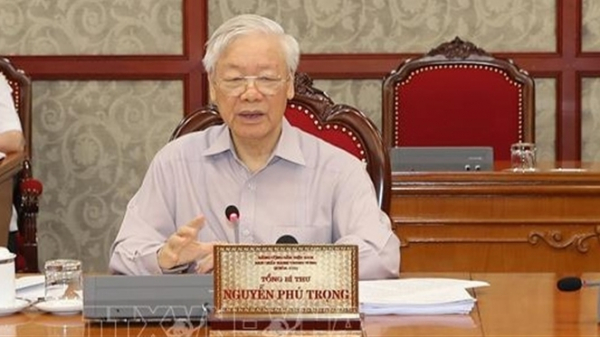 Tổng Bí thư Nguyễn Phú Trọng chủ trì họp Bộ Chính trị, Ban Bí thư xem thi hành kỷ luật cán bộ