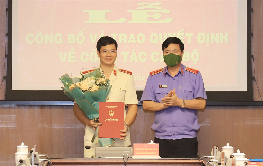 Đồng chí Hoàng Anh Tuyên được bổ nhiệm chức vụ Tổng Biên tập Tạp chí Kiểm sát
