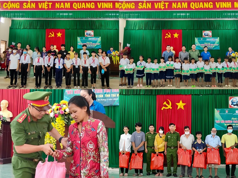 Bản tin Thị trường Việt Nam đồng hành cùng BCH Đoàn Công an TP. HCM và CLB Doanh nghiệp Tâm Trí Việt hỗ trợ bà con và trẻ em gia đình khó khăn tại Trà Vinh